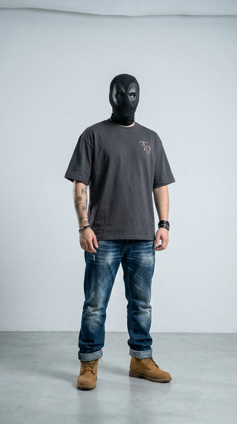 T-Shirt Oversize Streetwear “Positive” – Grafica Back Print | TD